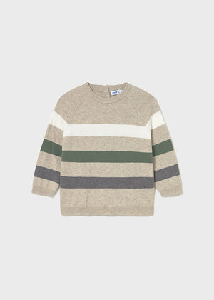Boys Colorblock Knit Sweater | Chai