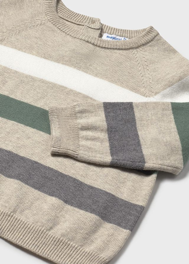 Boys Colorblock Knit Sweater | Chai