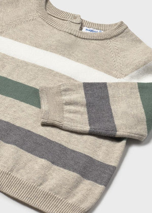 Boys Colorblock Knit Sweater | Chai