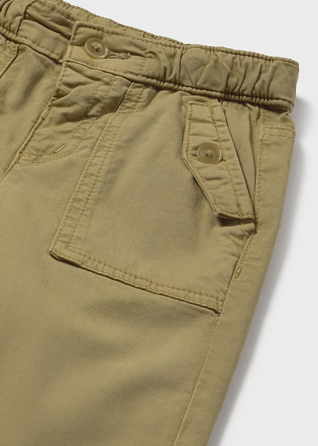Boys Twill Pocket Pant | Camel