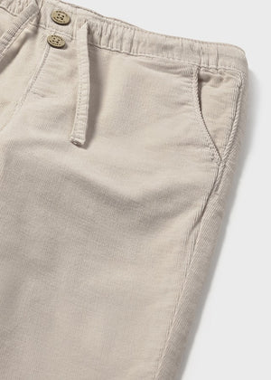 Boys Micro-Cord Lined Trousers | Assorted