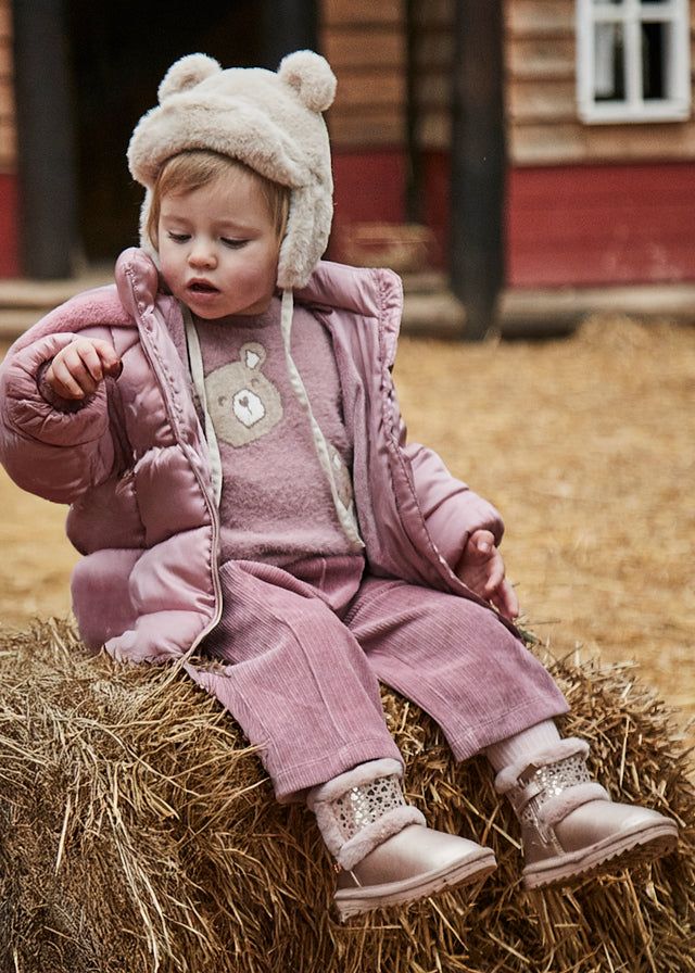 Girls Wide Leg Soft Cord Pants | Orchid