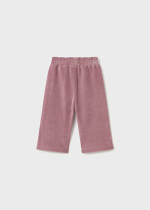 Girls Wide Leg Soft Cord Pants | Orchid
