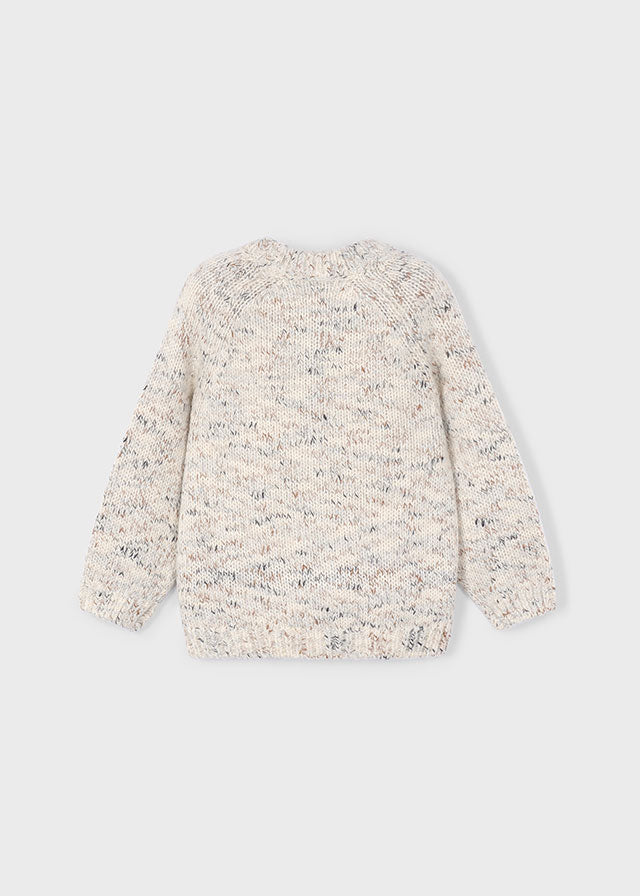 Boys Marled Knit Sweater | Cereal Mix