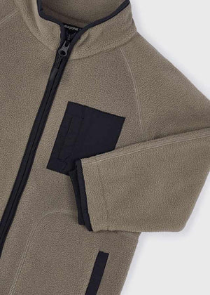 Boys Fleece Zip Up Jacket | Mud