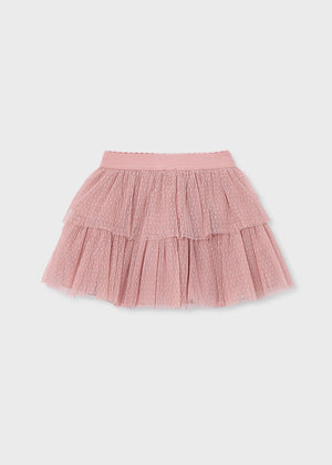 Girls Textured Tulle Skirt | Assorted