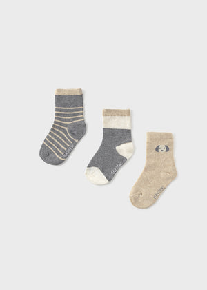 Boys Set of 3 Socks | Assorted