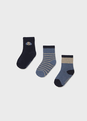 Boys Set of 3 Socks | Assorted