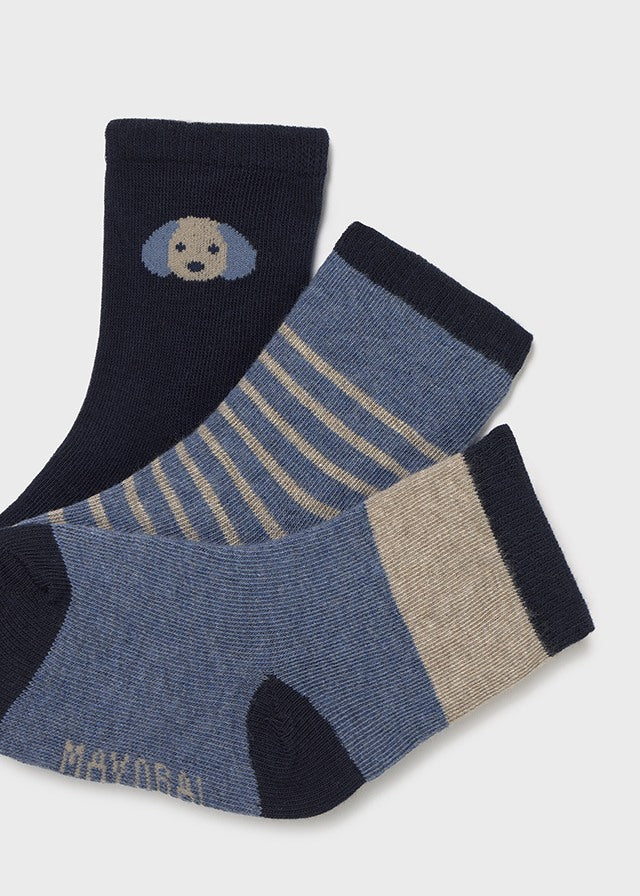 Boys Set of 3 Socks | Assorted