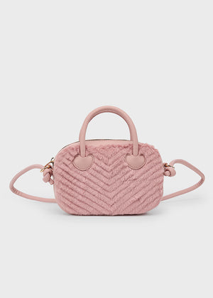 Faux Fur Handbag | Makeup Pink