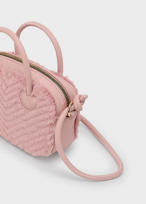 Faux Fur Handbag | Makeup Pink