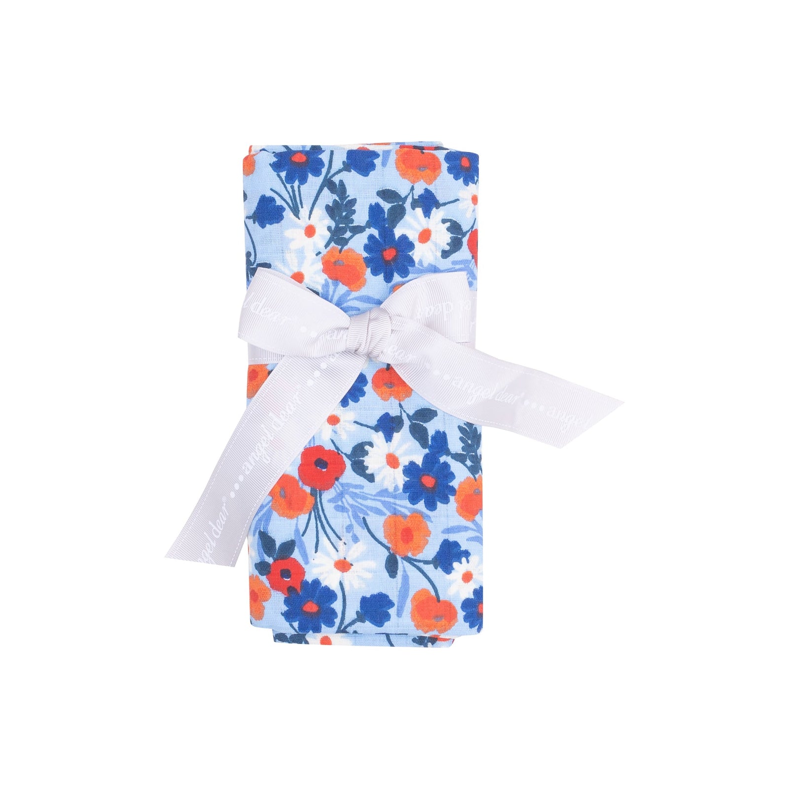 Poppy Days Muslin Swaddle Blanket
