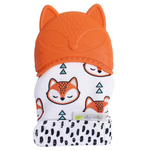 Itzy Mitt™ Silicone Teething Mitts | Fox