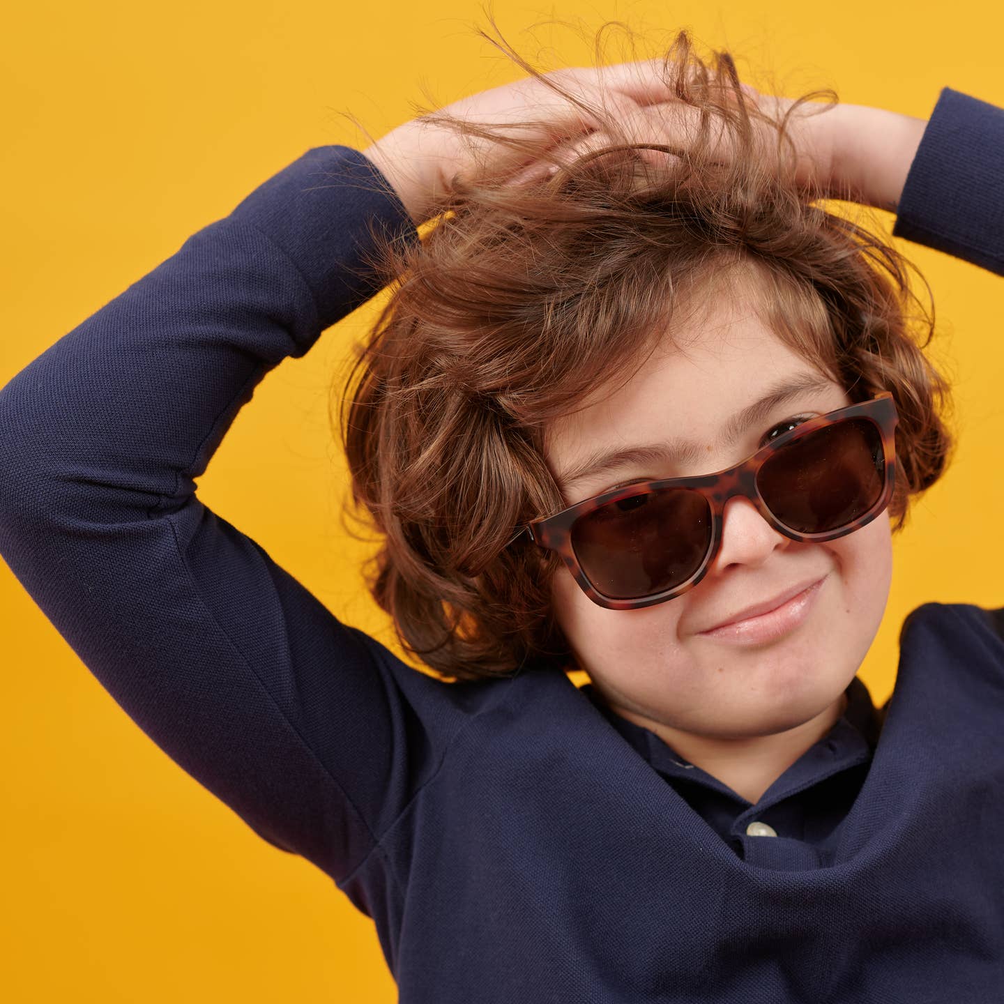 Tortoise Shell Polarized Navigator Sunglasses | Gradient Lens