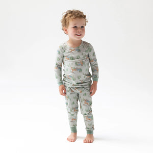 Buck Deer Bamboo Long Sleeve Pajama Set