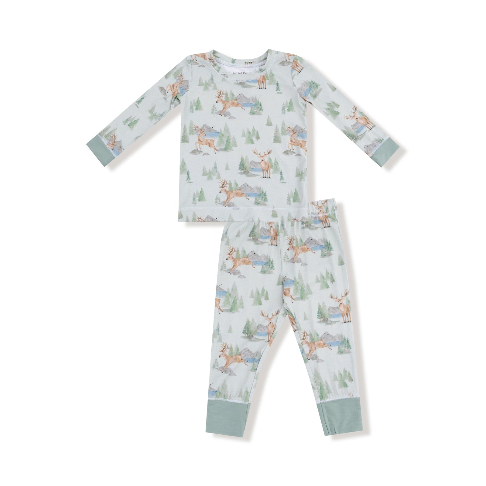 Buck Deer Bamboo Long Sleeve Pajama Set