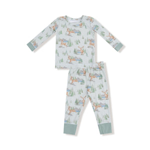 Buck Deer Bamboo Long Sleeve Pajama Set