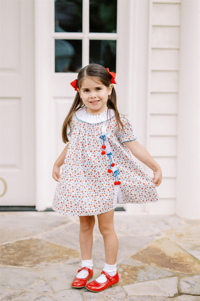 Foliage Cherry Dress