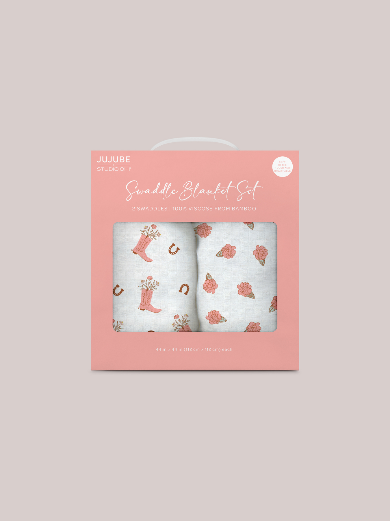 Bloomin' Boot Swaddle Blanket Set