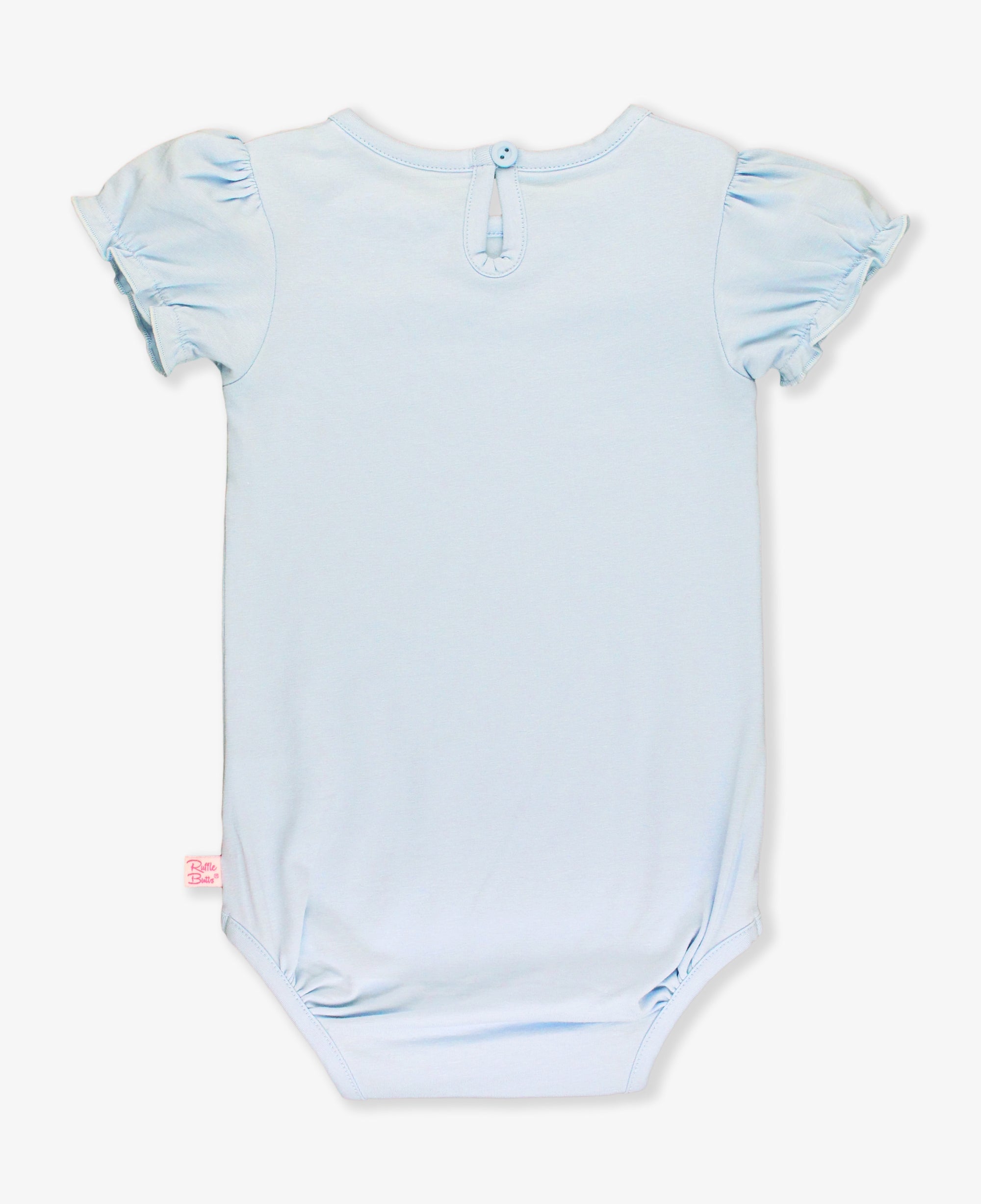 Windsurfer Blue | Knit Puff Short Sleeve Bodysuit