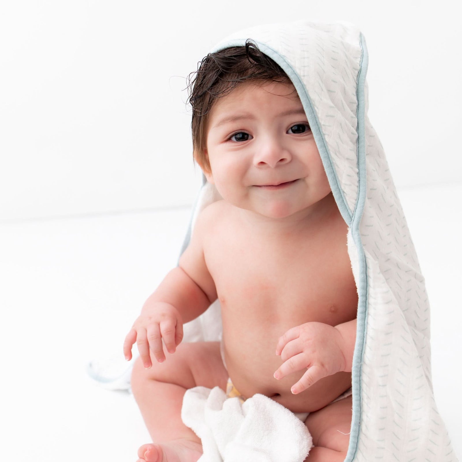 Hooded Towel Set | Sage Dash