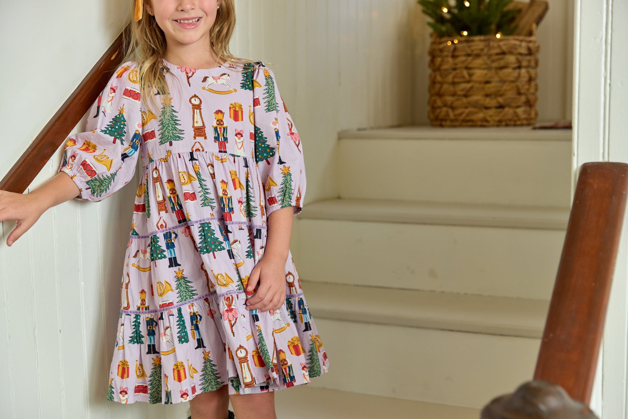 Peachy Dress | Lavender Nutcracker