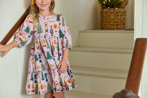 Peachy Dress | Lavender Nutcracker