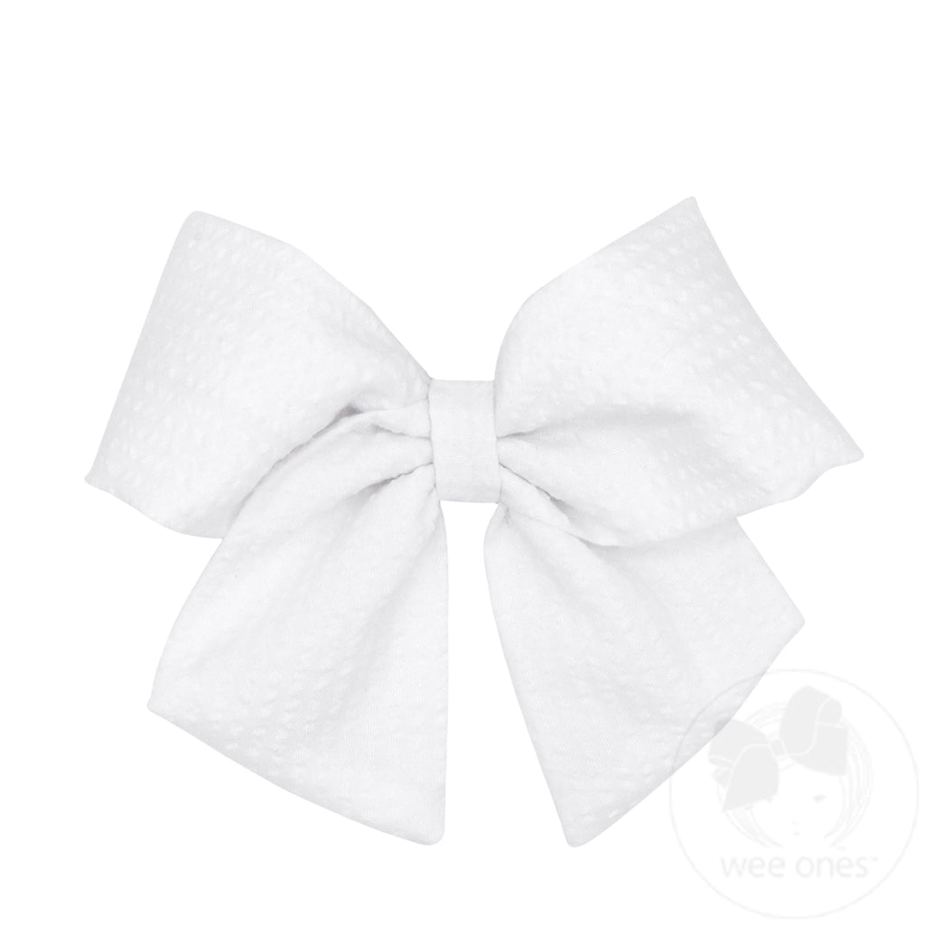 King Genuine Seersucker Fabric Bowtie with Tails | Assorted