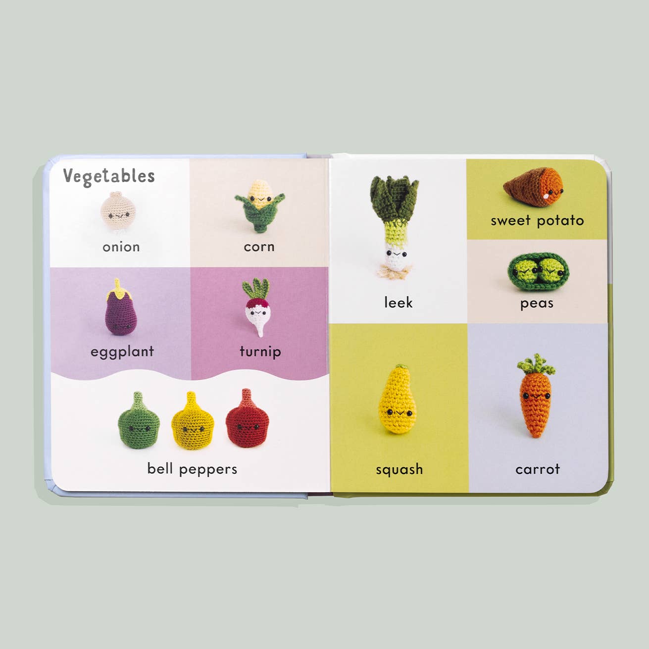 First Words with Cute Crochet Friends Board Book