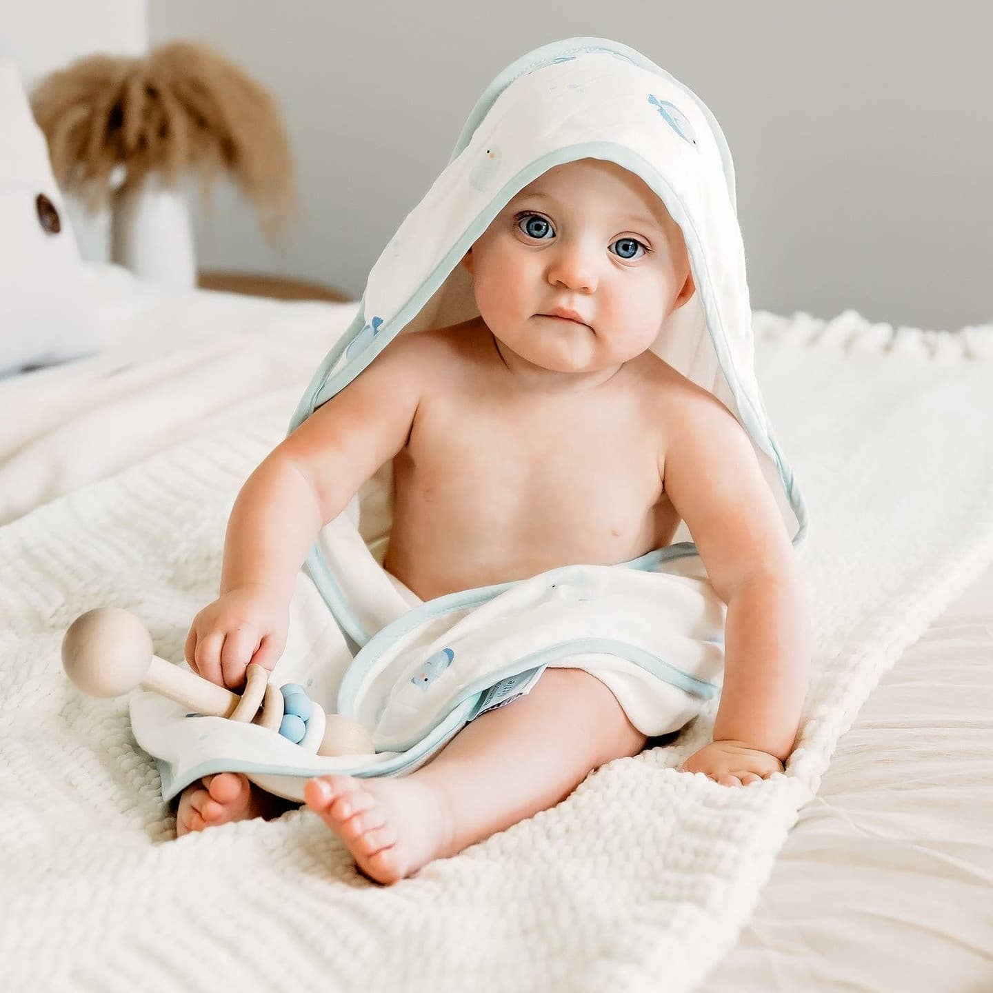 Hooded Towel Set | Fish