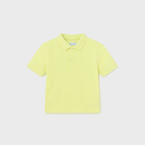 Baby Boy Basic Short Sleeve Polo Shirt | Lime