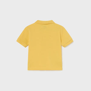 Baby Boy Basic Short Sleeve Polo Shirt | Banana Yellow