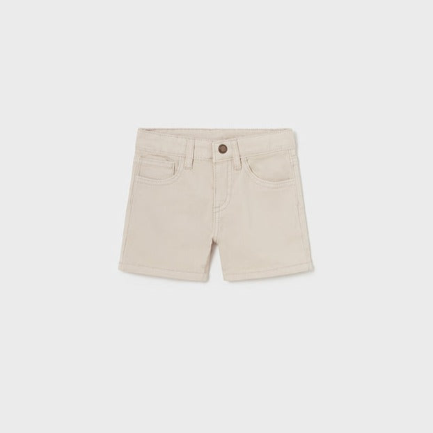 Baby Boy Basic 5 Pocket Twill Short | Light Khaki