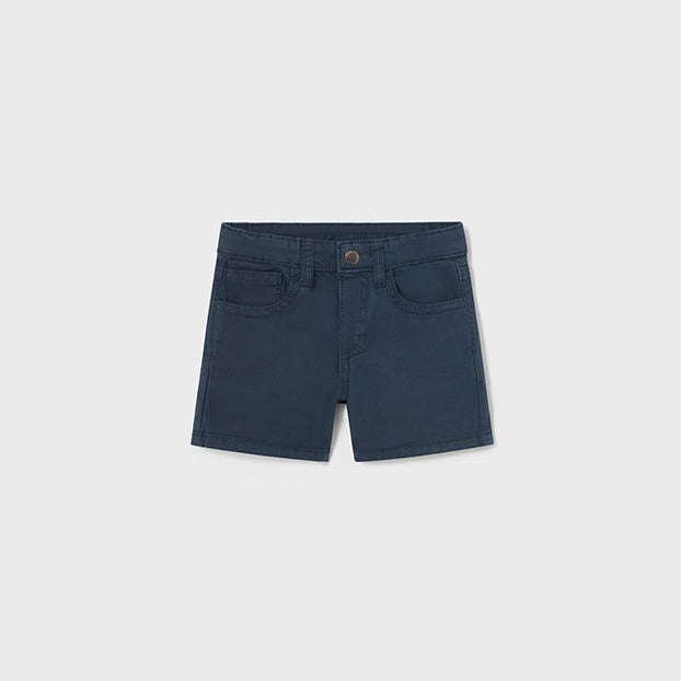 Baby Boy Basic 5 Pocket Twill Short | Navy