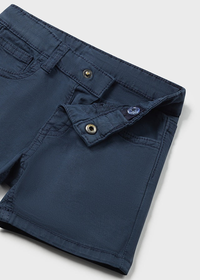 Baby Boy Basic 5 Pocket Twill Short | Navy