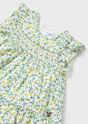 Baby Girl Smocked Ruffle Blouse | Agate Floral