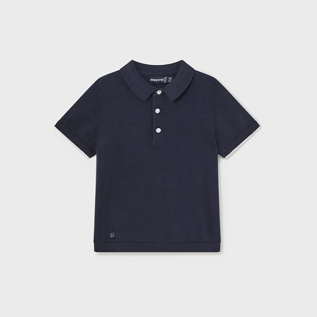 Baby Boy Short Sleeve Polo Shirt | Navy