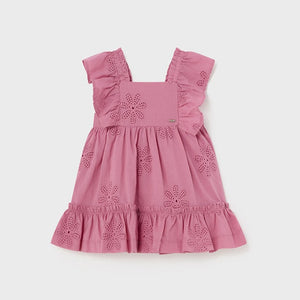 Baby Girl Eyelet Daisy Flutter Dress | Hibiscus