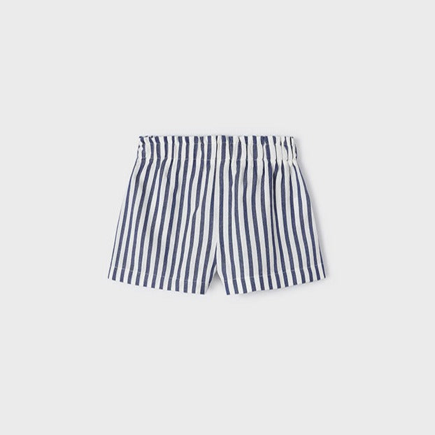Girls Wide Leg Striped Pocket Shorts | Ink