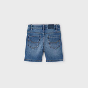 Boys Denim 5 Pocket Soft Shorts | Medium Wash