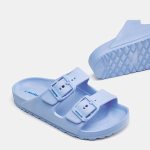 EVA Double Strap Slide Sandal | Sky Blue
