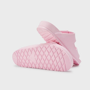Girls EVA Double Strap Slide Sandal | Light Rose