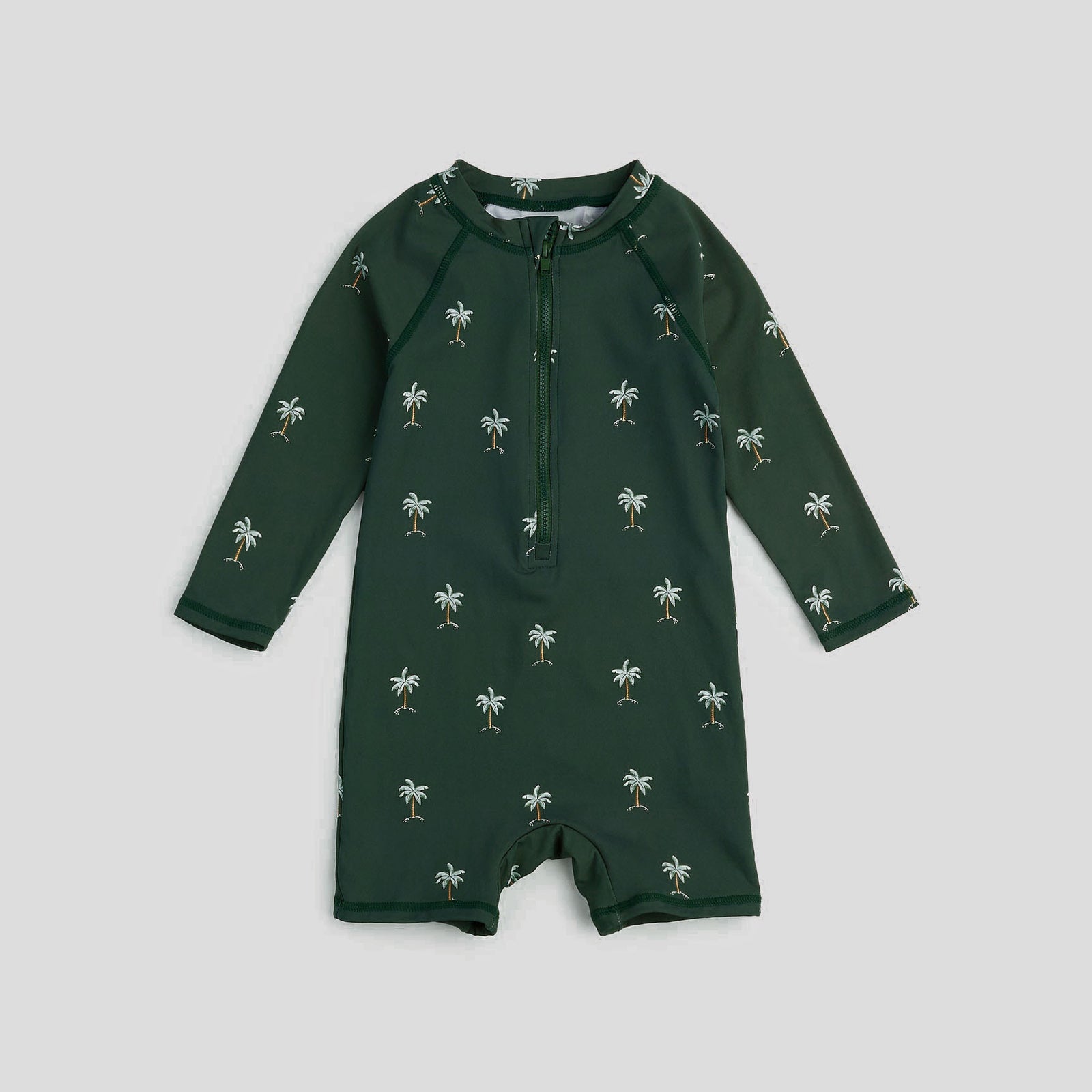 Palm Trees Swim Romper | Forest