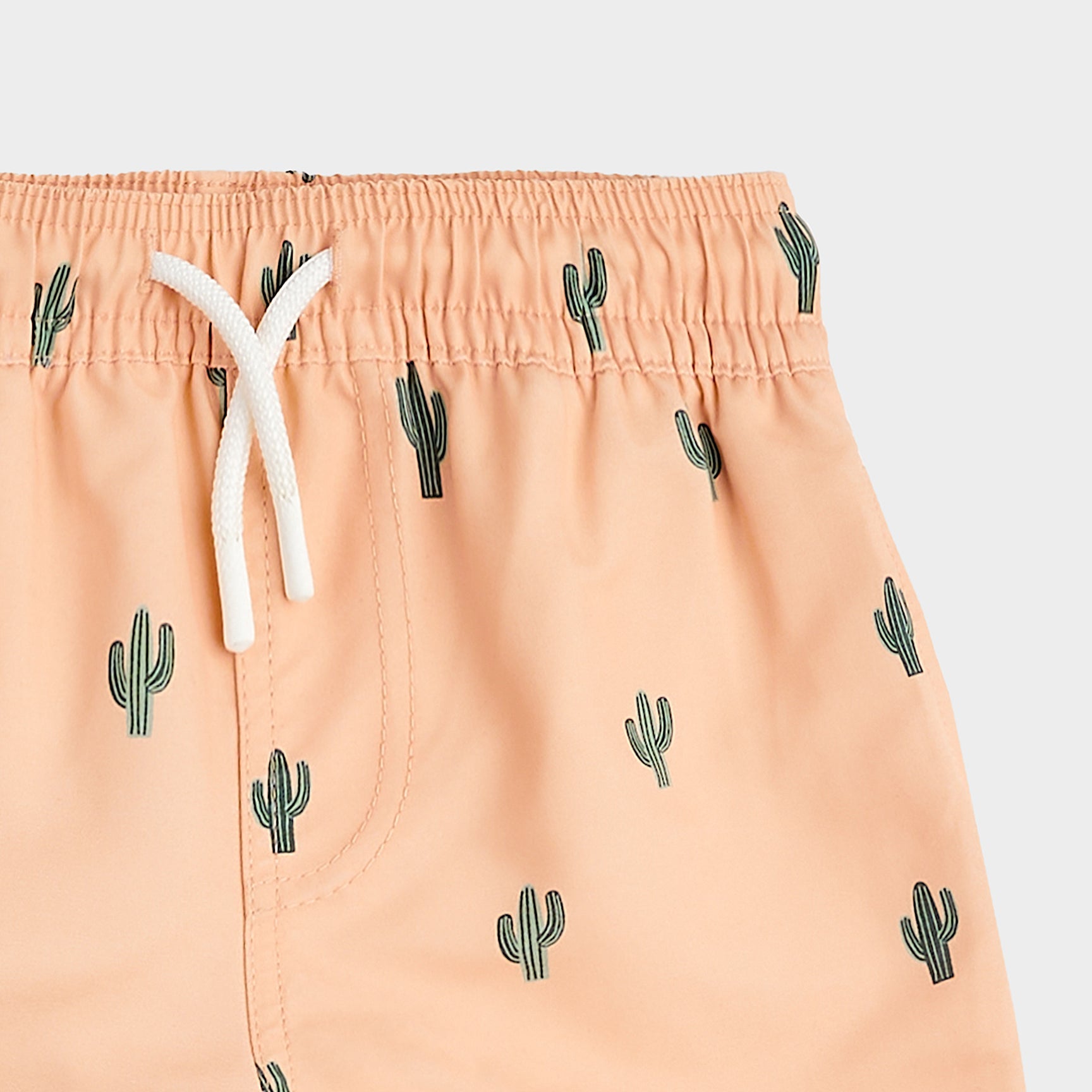 Cactus Swim Trunks | Apricot