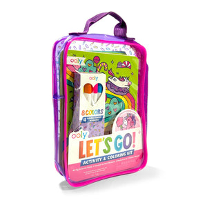 Let's Go! Activity & Coloring Kit | Unicorn Candy Town