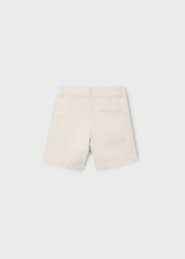 Basic Twill Chino Short | Bone