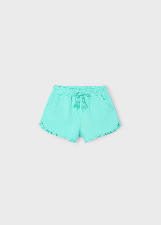 Chenille Track Shorts | Water