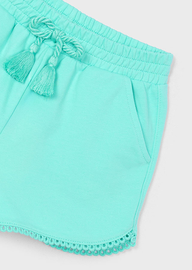 Chenille Track Shorts | Water