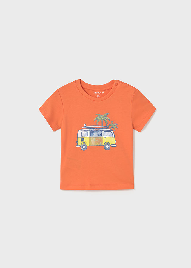 Short Sleeve VW Graphic T-Shirt | Coral