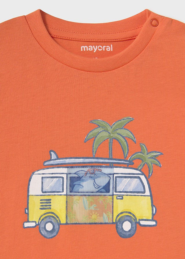 Short Sleeve VW Graphic T-Shirt | Coral